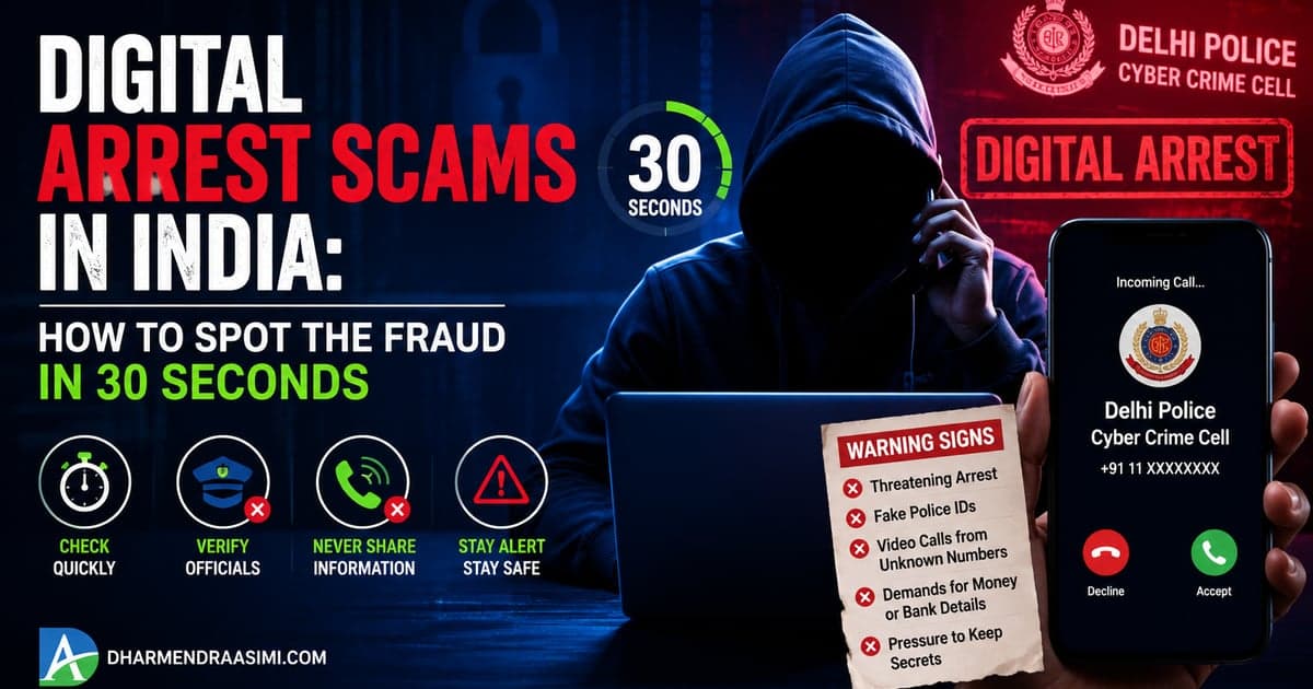 Digital Arrest Scams in India: How to Spot the Fraud in 30 Seconds