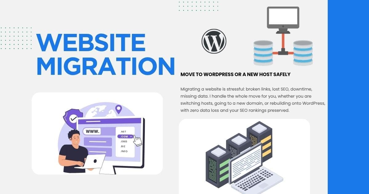 Website Migration, Move to WordPress or a New Host Safely